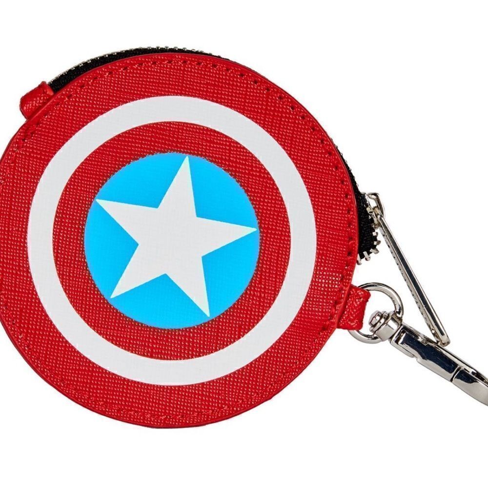 Loungefly x Marvel Tatoo Crossbody w/ Coin Pouch - Picture 2 of 7
